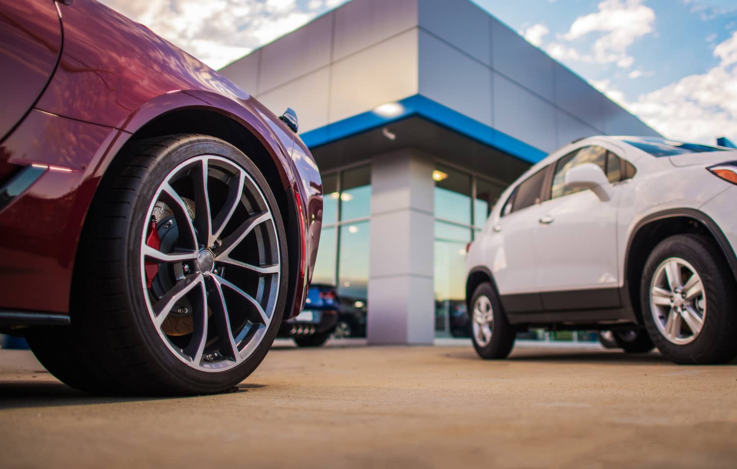 Inside the dealership